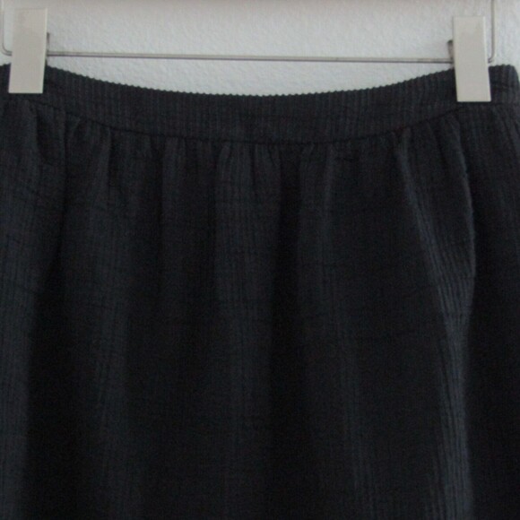Reiss Skirt 8 Black Ribbed Mini Pleated Goth Dark Coquette Girl Grunge Feminine - Picture 2 of 13